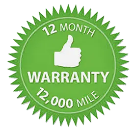 12 Month 12000 Mile Warranty 1